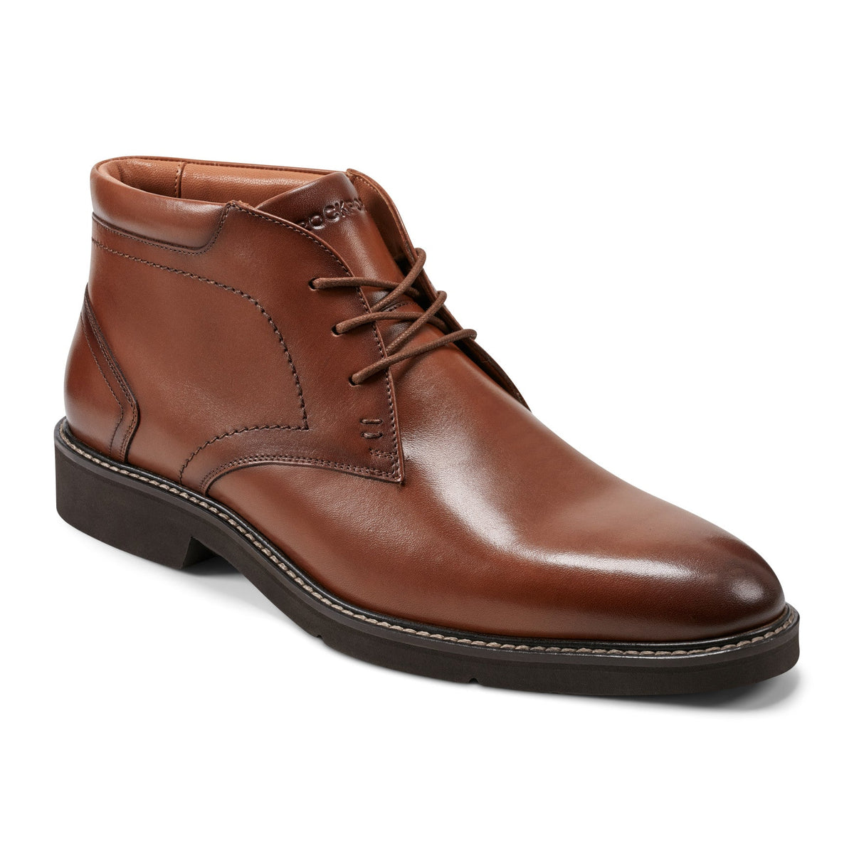 Rockport Best Price | Men Flynn Lace-up Almond Toe Casual Boots