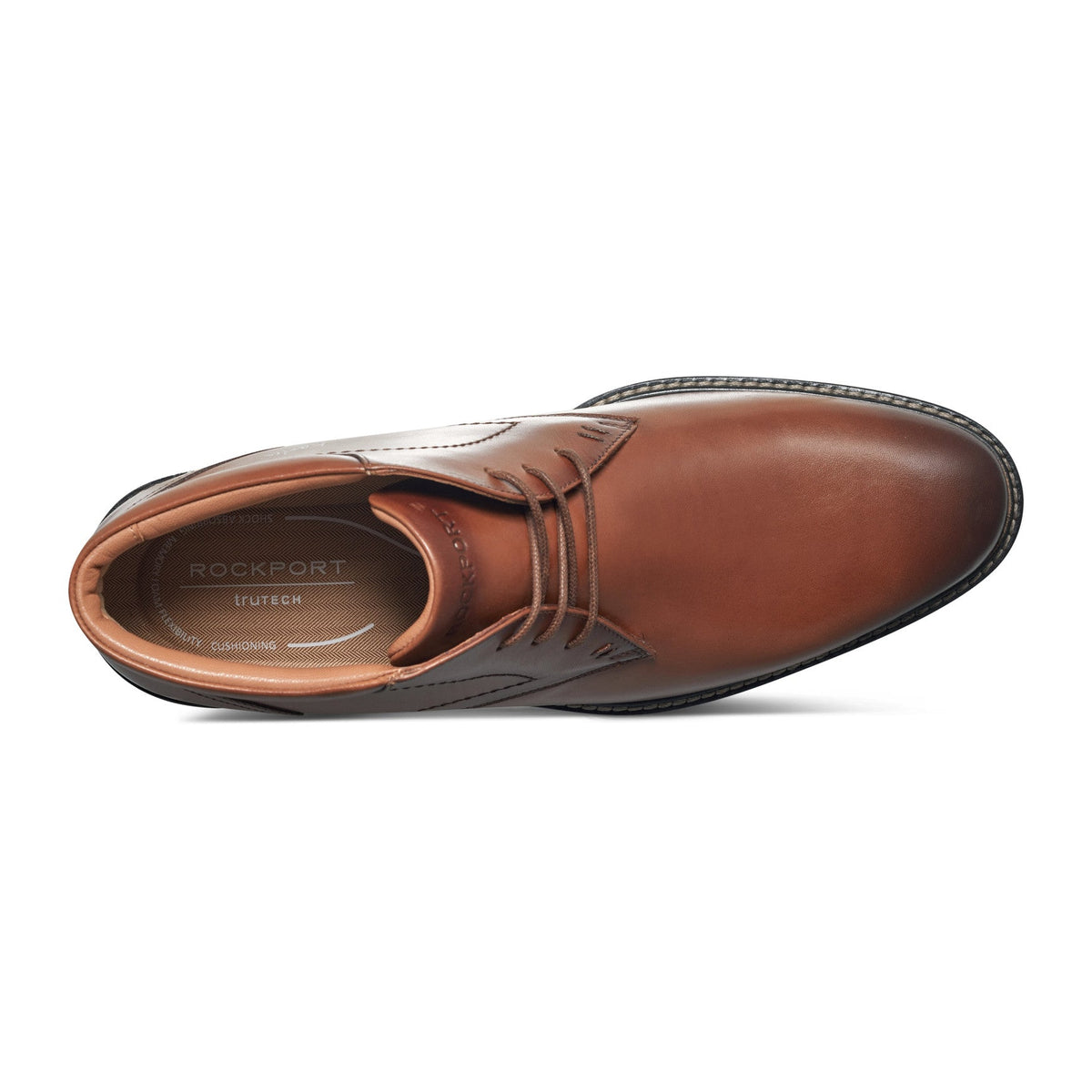 Rockport Best Price | Men Flynn Lace-up Almond Toe Casual Boots
