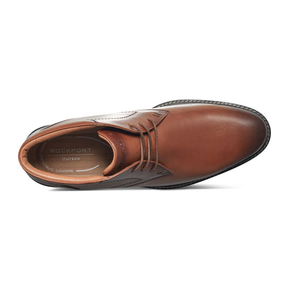 Rockport Best Price | Men Flynn Lace-up Almond Toe Casual Boots