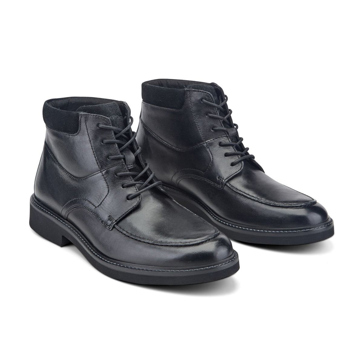 Rockport Everyday | Men Macklin Moc Toe Lace-Up Leather Boots