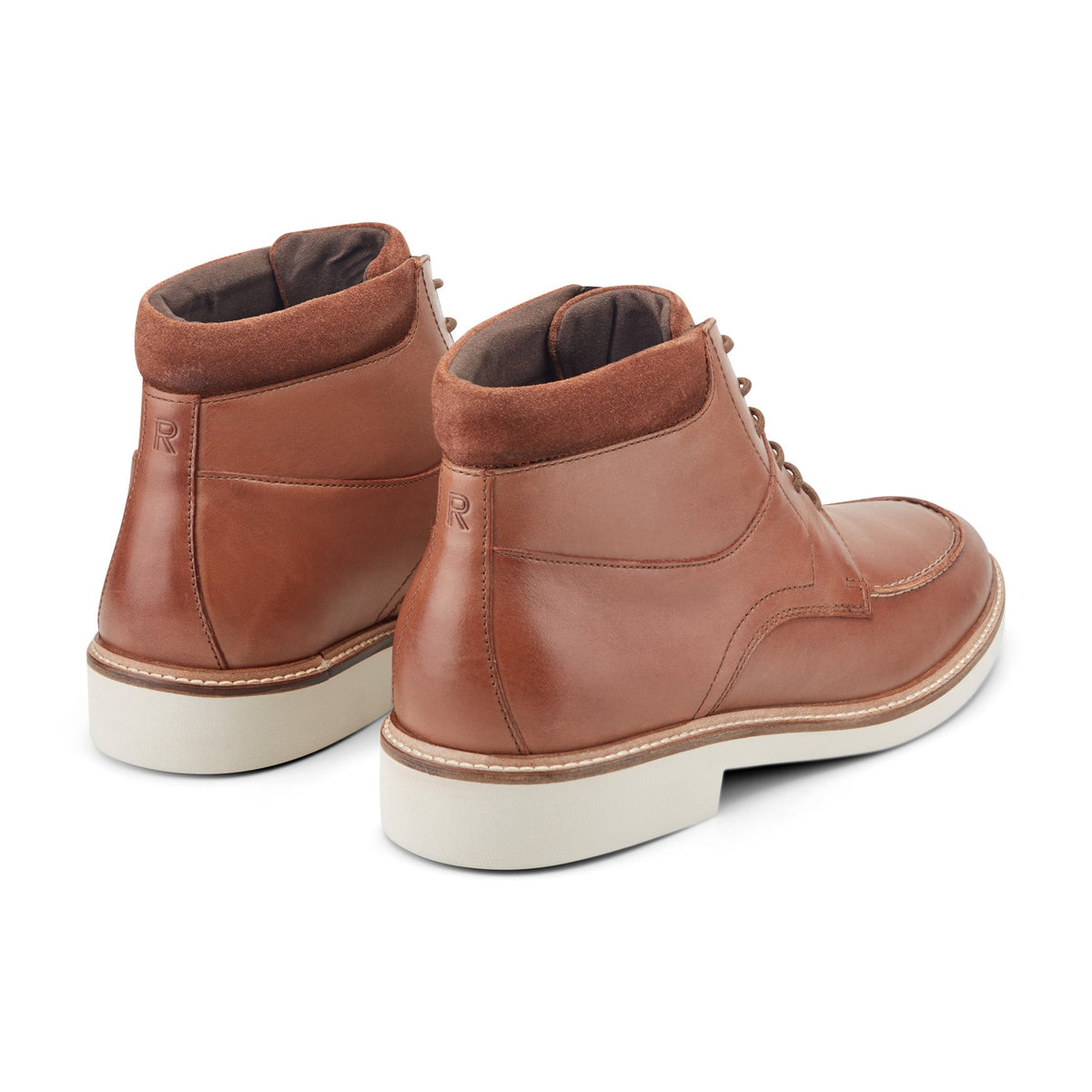 Rockport Featured | Men Macklin Moc Toe Lace-Up Leather Boots