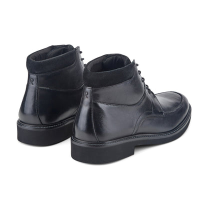 Rockport Smart Buy | Men Macklin Moc Toe Lace-Up Leather Boots