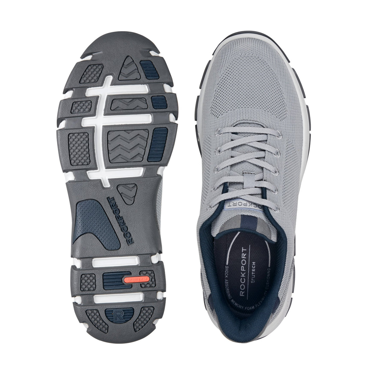 Rockport Discount | Men Rafferty Step Activated Lace-up Casual Sneakers