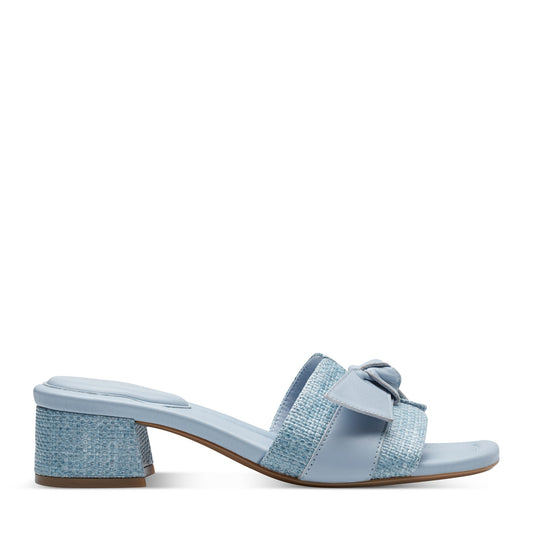 Rockport Customer Favorite | Women Carsie Block Heel Square Toe Slip-on Sandals