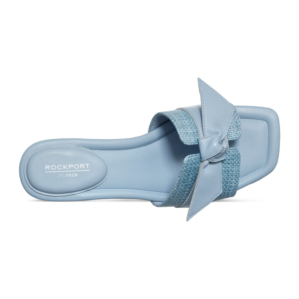 Rockport Customer Favorite | Women Carsie Block Heel Square Toe Slip-on Sandals