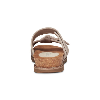 Rockport Discount | Women Zova Slip-on Open Toe Flat Casual Sandals