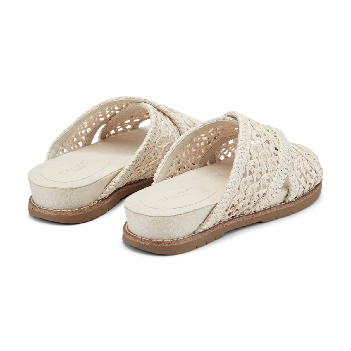 Rockport New | Women Zora Open Toe Slip-on Flat Casual Sandals