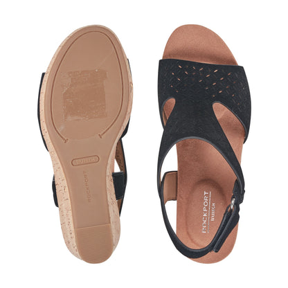 Rockport Quality | Women Bristol Casual Wedge Sandals