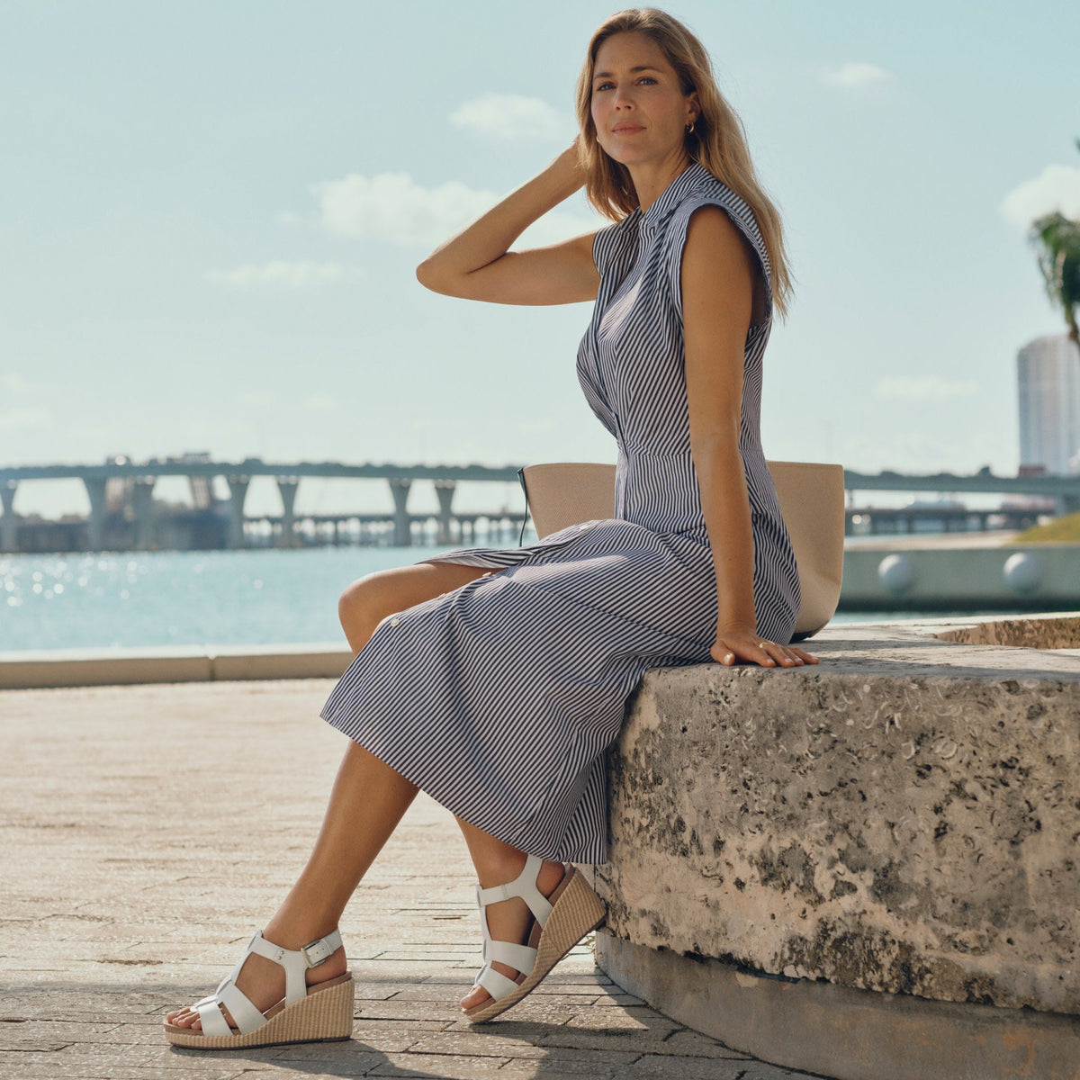 Rockport Premium | Women Belle Casual Wedge Sandals