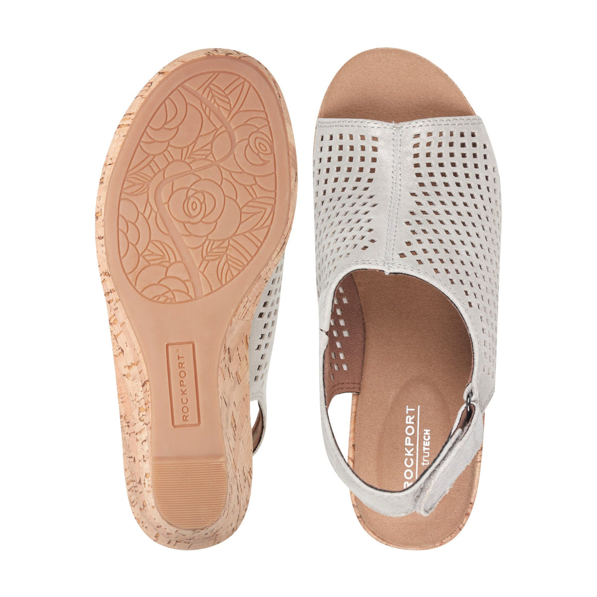Rockport Quality | Women Briah Perforated Slingback Sandal