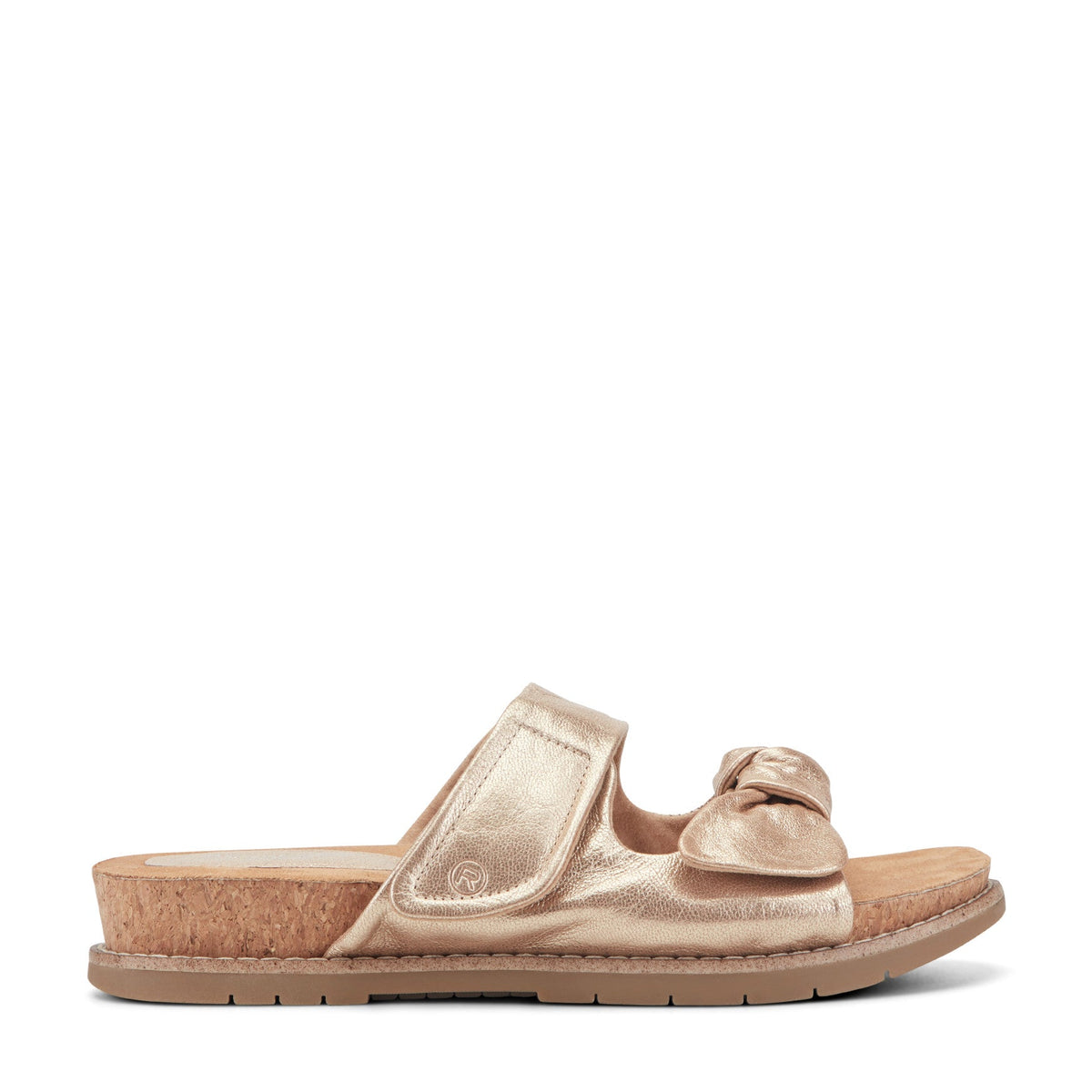 Rockport Hot Sale | Women Zova Slip-on Open Toe Flat Casual Sandals
