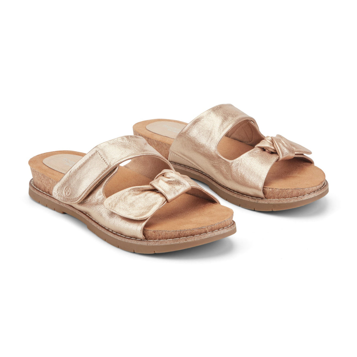 Rockport Hot Sale | Women Zova Slip-on Open Toe Flat Casual Sandals