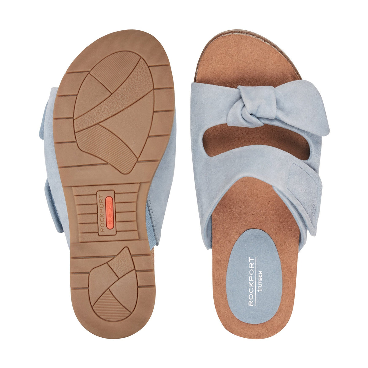 Rockport Best Seller | Women Zova Slip-on Open Toe Flat Casual Sandals