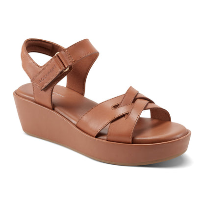 Rockport Value | Women Amira Strappy Open Toe Casual Wedge Sandals