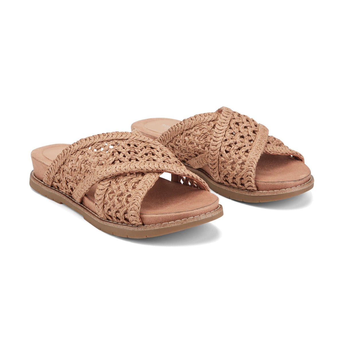 Rockport Latest | Women Zora Open Toe Slip-on Flat Casual Sandals