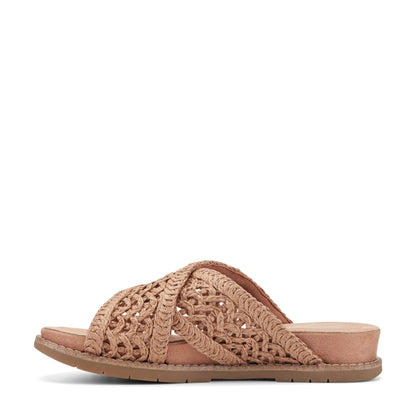 Rockport Latest | Women Zora Open Toe Slip-on Flat Casual Sandals