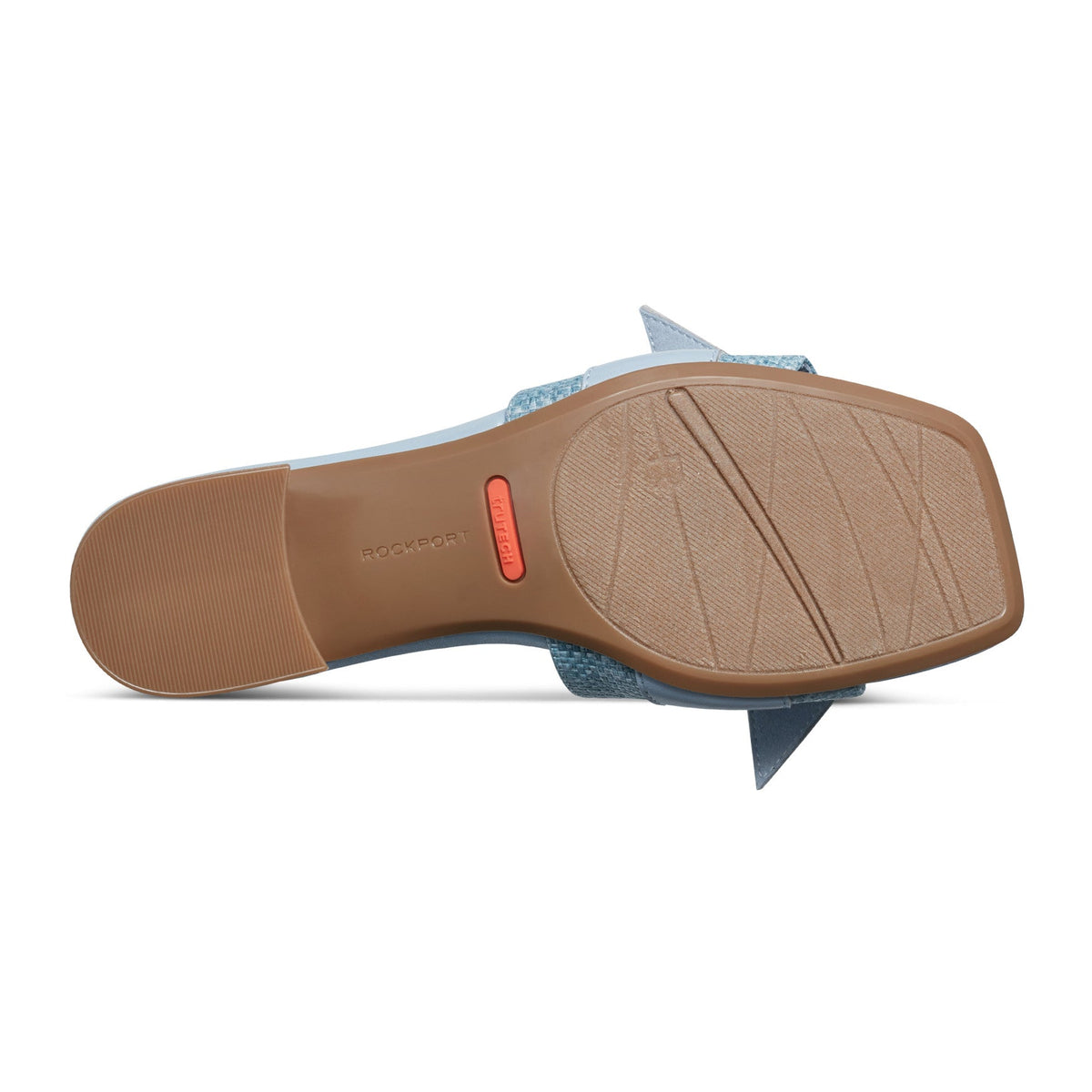 Rockport Featured | Women Carsie Block Heel Square Toe Slip-on Sandals