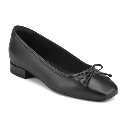 Rockport Sale | Women Sadie Square Toe Slip-on Ballet Dress Flats