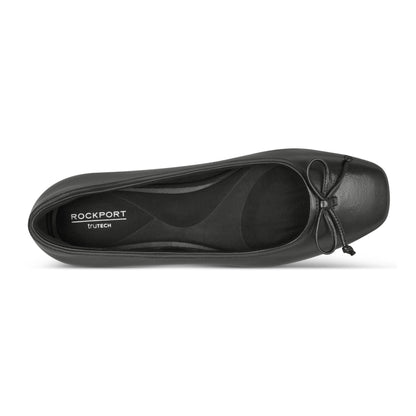 Rockport Sale | Women Sadie Square Toe Slip-on Ballet Dress Flats