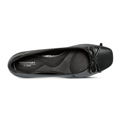 Rockport Signature | Women Sadie Square Toe Slip-on Ballet Dress Flats